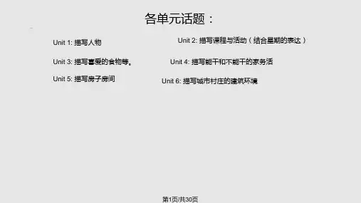 五年级上册英语作文辅导课PPT课件