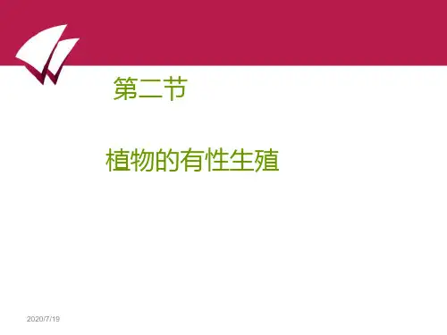生物：第14章第二节植物的有性生殖精品课件(苏教版八年级上)