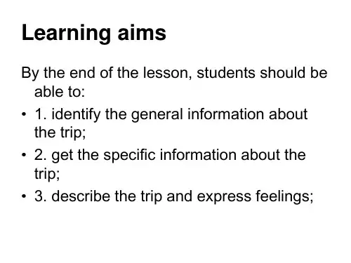 牛津英语 8A Unit3 reading I 教学课件 (共18张PPT)