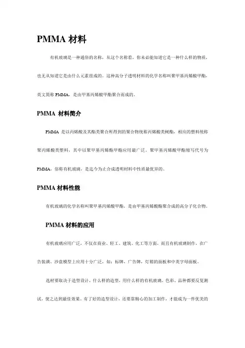 PMMA材料