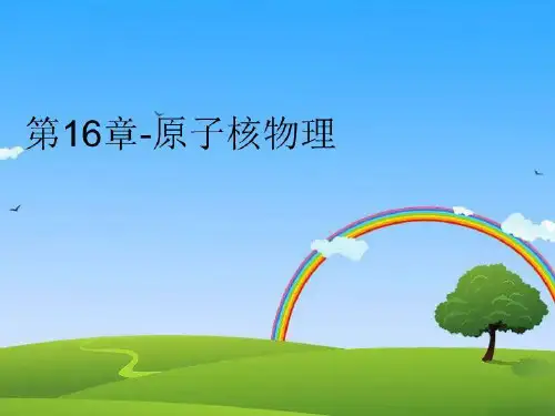 【精品】第16章-原子核物理PPT课件