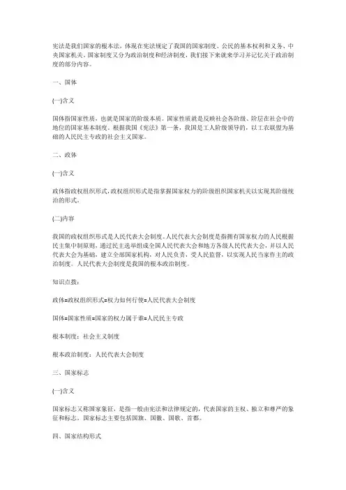 国家制度、国家结构形式