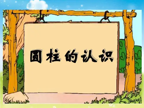 圆柱的认识课件PPT