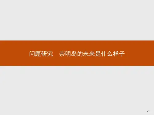 2020-2021学年新问题研究 崇明岛的未来是什么样子