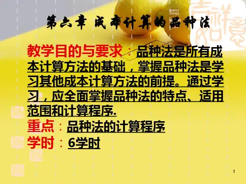 第六章品种法.ppt