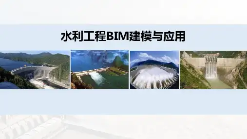 水利水电工程智能管理BIM技术及应用教学PPT：水利工程BIM建模与应用