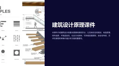 建筑设计原理课件