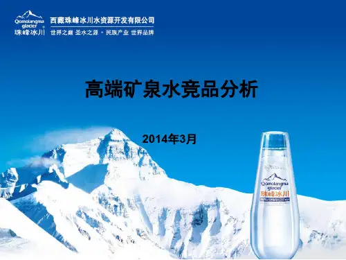 高端矿泉水竞品分析