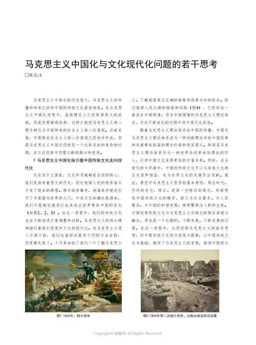 马克思主义中国化与文化现代化问题的若干思考