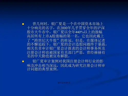 银广夏公司审计案例.pptx