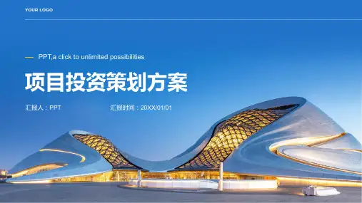 《项目投资策划方案》课件