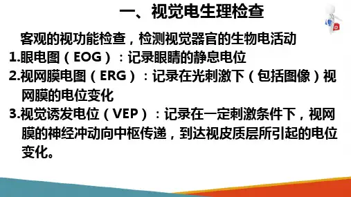 眼科常用检查—特殊检查