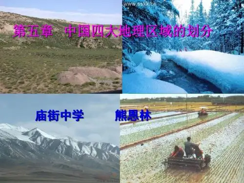 商务星球版八下第五章中国四大地理区域课件共24张PPT