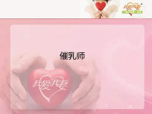 催乳师职业基本概论(初) 催乳师培训课件