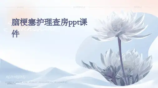 脑梗塞护理查房ppt课件
