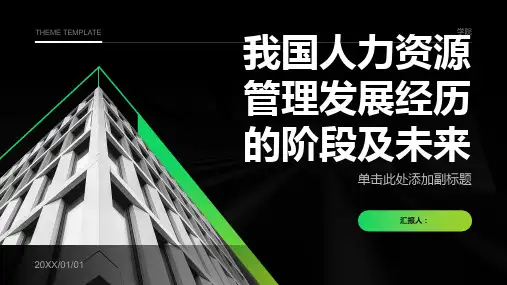 精品文档管理学小议我国人力资源管理发展经历的阶段及未来