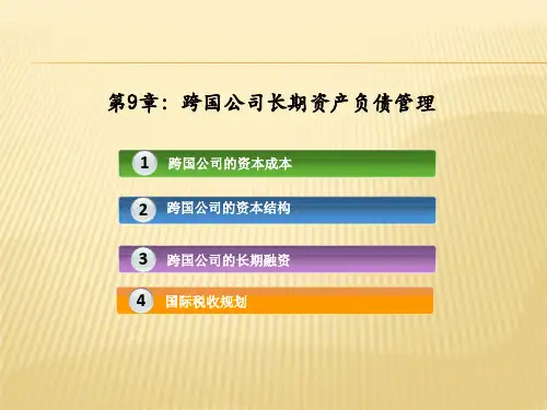 国际金融 课件 第9章 03版office