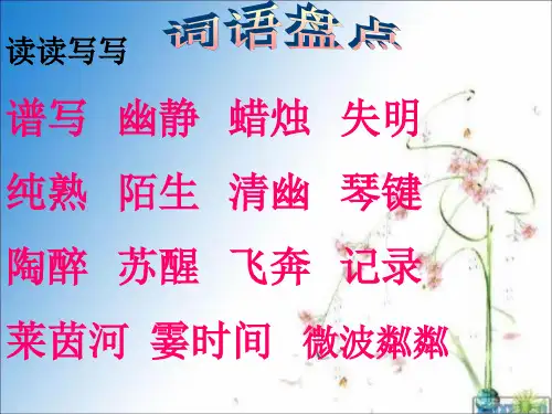 人教版六年级上册语文园地八及作文