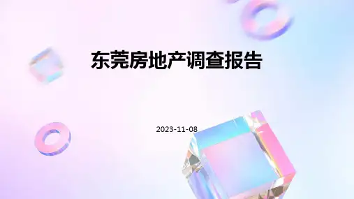 东莞房地产调查报告