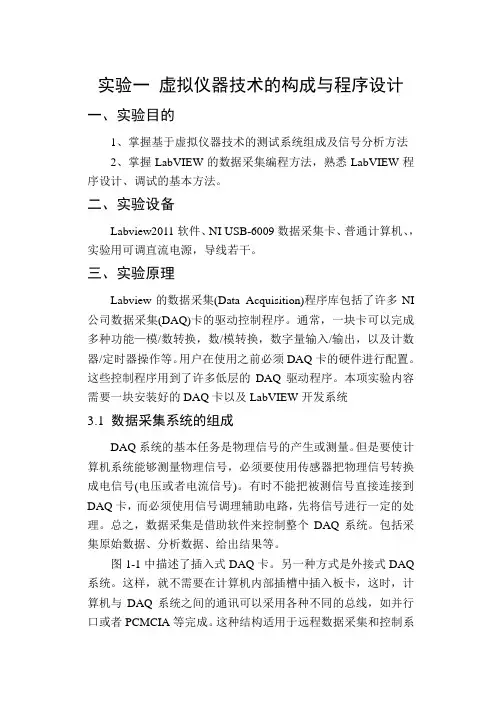 labview试验指导书2012版本