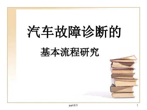 汽车故障诊断流程  ppt课件