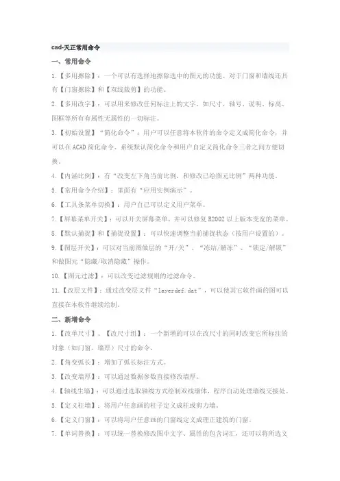 天正命令