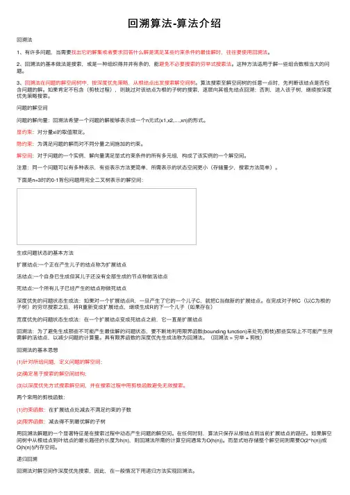 回溯算法-算法介绍