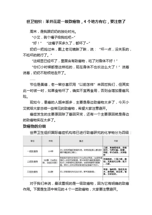 世卫组织：苯并芘是一级致癌物，4个地方有它，要注意了