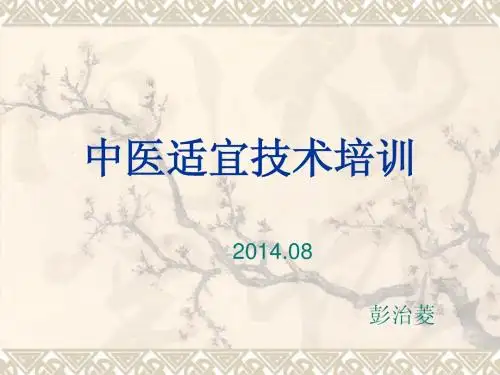 中医适宜技术培训