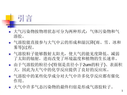 大气气溶胶PPT课件