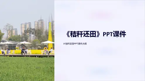 《秸秆还田》课件