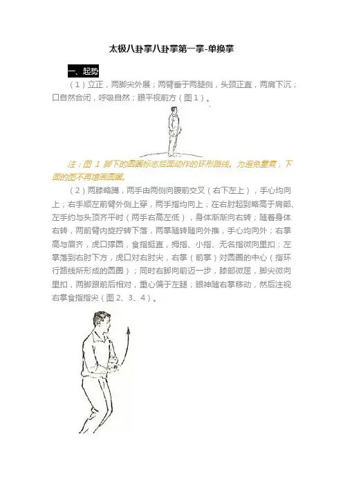 太极八卦掌八卦掌第一掌-单换掌