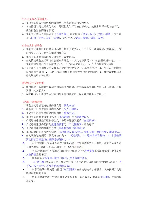 社会主义核心价值体系