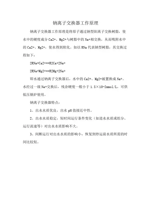 钠离子交换器工作原理