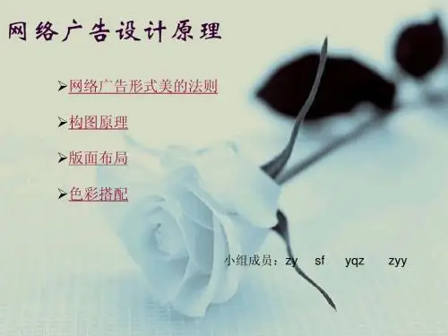 网络广告设计原理