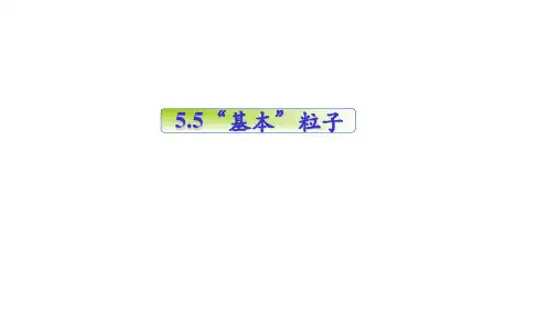 高中物理精品课件：基本粒子