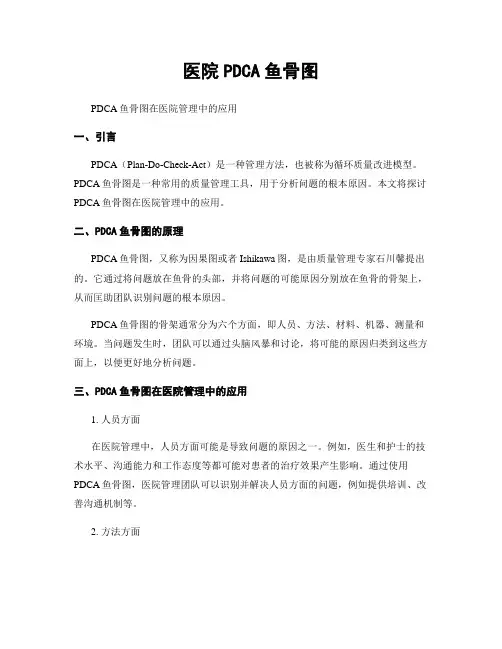 医院PDCA鱼骨图