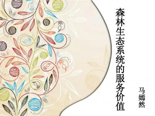 森林生态系统的服务功能