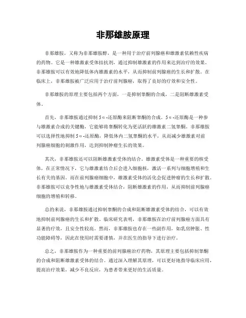 非那雄胺原理