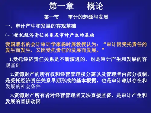 审计的起源与发展(精)