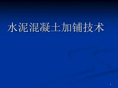 白改黑复合式路面加铺技术ppt课件