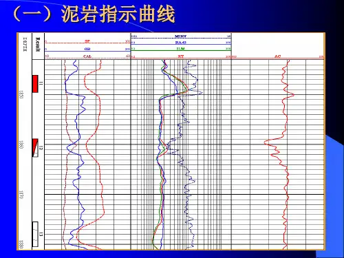 常规测井培训2-泥岩指示曲线