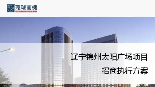 某广场项目招商执行方案(PPT 68页)