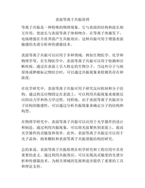 表面等离子共振原理
