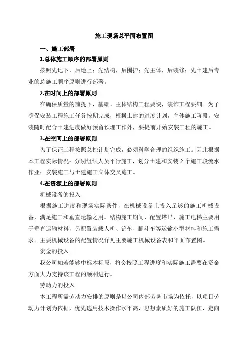 施工现场总平面布置图