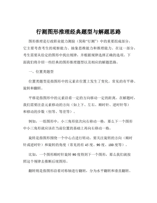 行测图形推理经典题型与解题思路