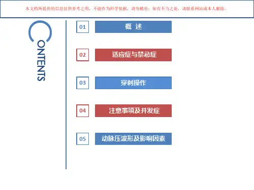 桡动脉穿刺置管操作与压力监测专家共识培训课件