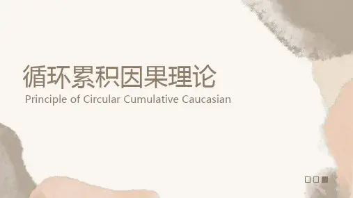 循环累积因果理论