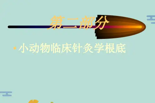 小动物针灸疗法及其应用(“穴位”文档)共31张