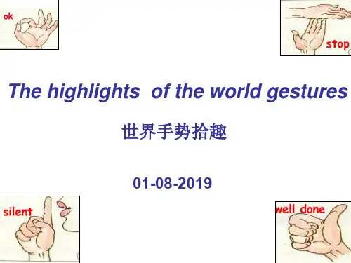 世界手势拾趣ppt课件